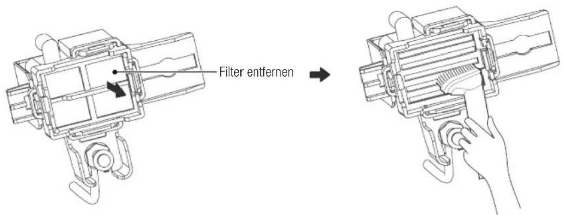 Filter entfernen