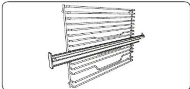 CEEM CS 200 - The Wire Rack with Easyfix Half Telescopic Rail - 1