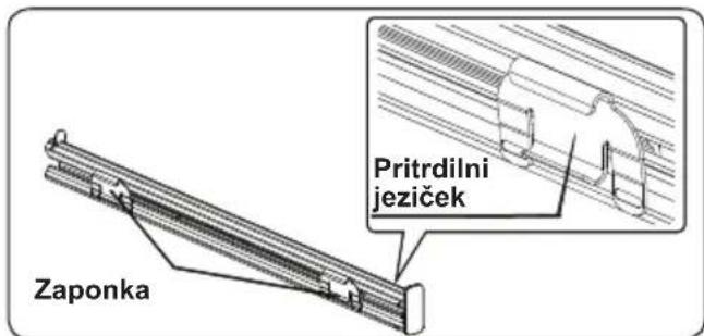 Zaponka Pritrdilni jeziček