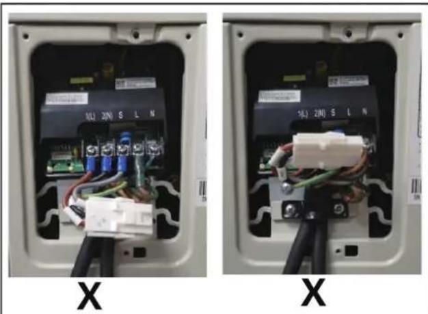 Nabo Easy Connect 12100 - SÄMTLICHE DER VERDRAHTUNGSARBEITEN MÜSSEN IN STRIKTER ÜBEREINSTIMMUNG MIT DEM VERDRAHTUNGSPLAN DURCHGEFÜHRT WERDEN, DER SICH AUF DER INNENSEITE DER ABDECKUNG IHRER AUSSENEINHEIT BEFINDET. - 4