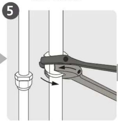 Nabo Easy Connect 12100 - Kurzversion der Montageanleitung – Inneneinheit - 5