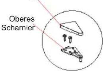 Oberes Scharnier