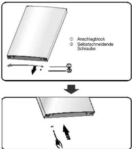 Anschlagblock Selbstschneidende Schraube