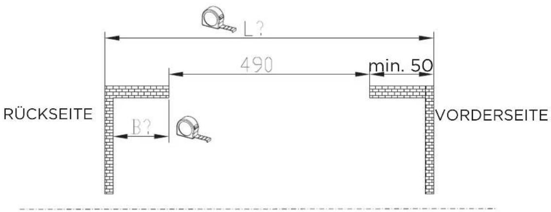 L? 490 min. 50 RÜCKSEITE B? VORDERSEITE
