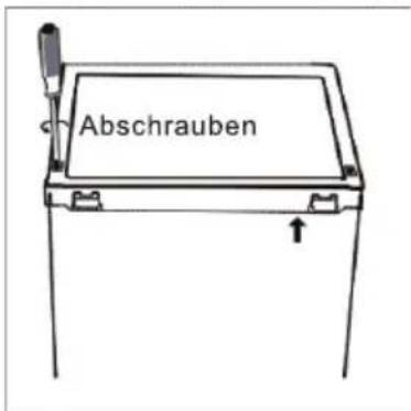 Abschrauben