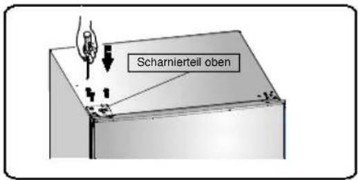 Scharnierteil oben