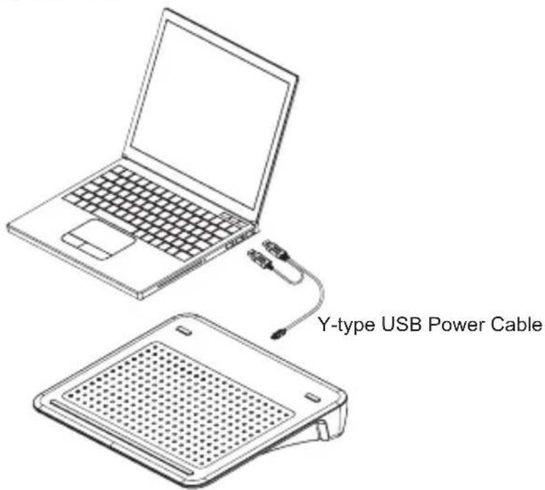Y-type USB Power Cable