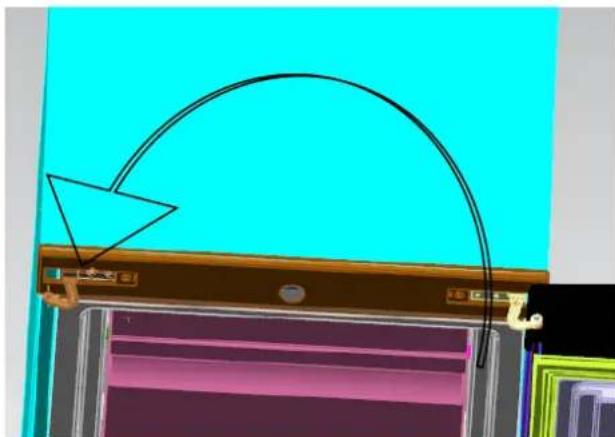 Nabo GS 1531 - Reversing the Door Swing - 10