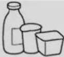 Exquisit KGC231-60-E-050CB - Overview of storage recommendations for refrigerator/freezer compartment - 7