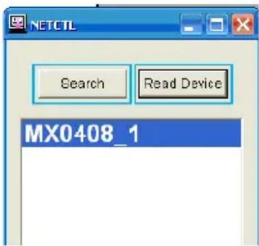 NETCTL Search Read Device MX0408_1