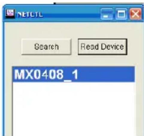 NETCTL Search Read Device MX0408_1