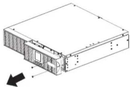 CyberPower OLS2000ERT2UA - Schritt 1: Drehen Sie das Multifunktions-LCD-Modul - 2