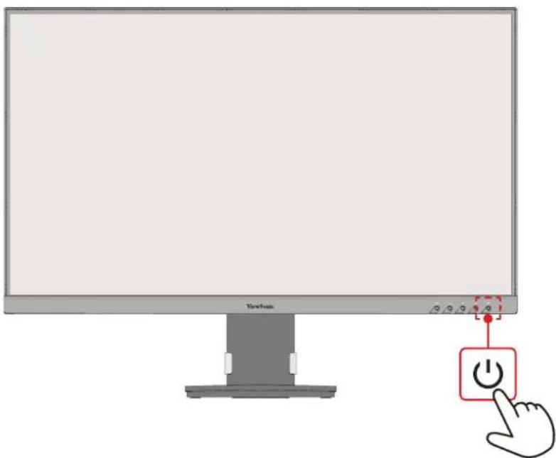 VIEWSONIC VG3208-4K - Gerät ein- und ausschalten - 1