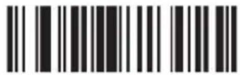 Black and white barcode image with vertical lines and dots