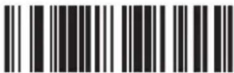 Barcode image with black and white vertical bars on white background
