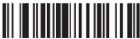 Barcode image containing machine-readable data, with vertical black bars for each bar and a series of white dots for continuation.