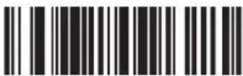 Barcode image with black and white vertical bars on white background