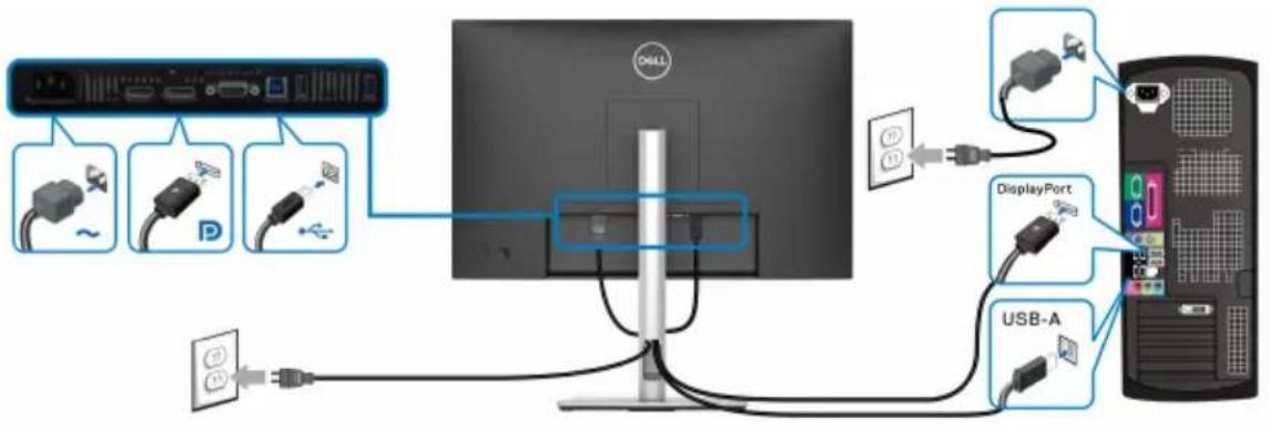DELL P2725H WOST - Ständer anbringen - 8