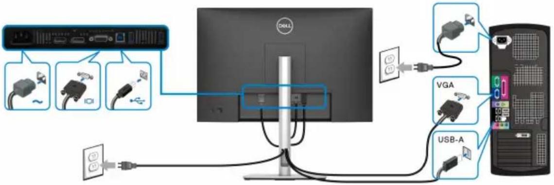DELL P2725H WOST - Ständer anbringen - 10