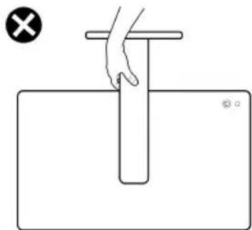 DELL P2725H WOST - Handhabung und Bewegung Ihres Monitors - 4