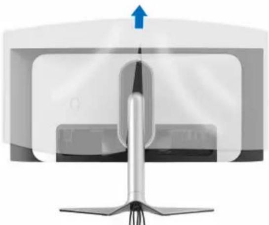 DELL Alienware AW3423DW - Ständer anbringen - 13