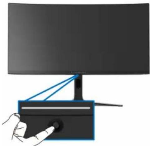 DELL Alienware AW3423DW - Verwendung des Joysticks - 1