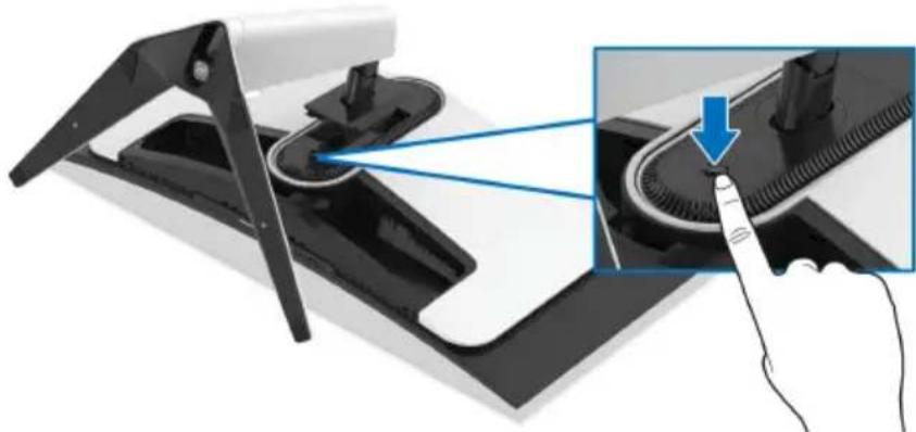 DELL Alienware AW3423DW - Entfernen des Monitorständers - 5