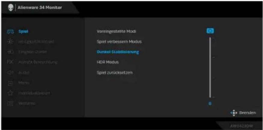DELL Alienware AW3423DW - Voreingestellte Modi - 4