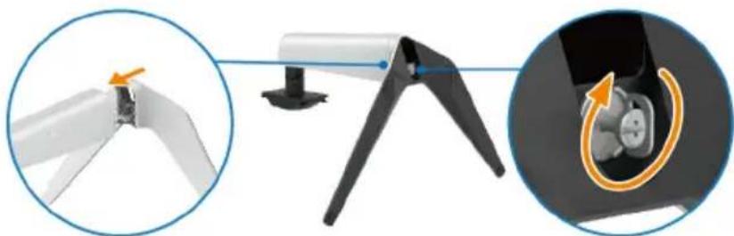 DELL Alienware AW3423DW - Ständer anbringen - 2