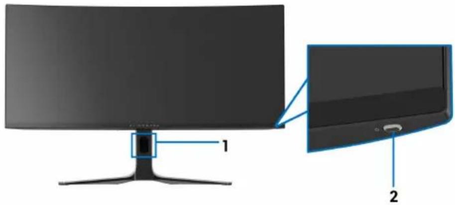 DELL Alienware AW3423DW - Vorderseite - 1