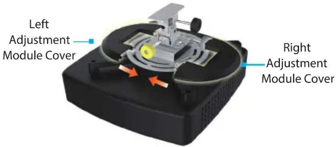 Left Adjustment Module Cover Right Adjustment Module Cover