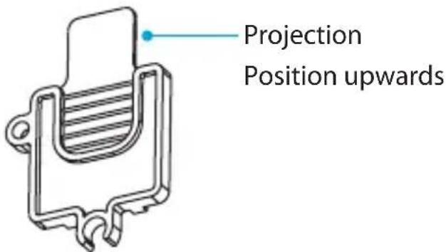 Projection Position upwards