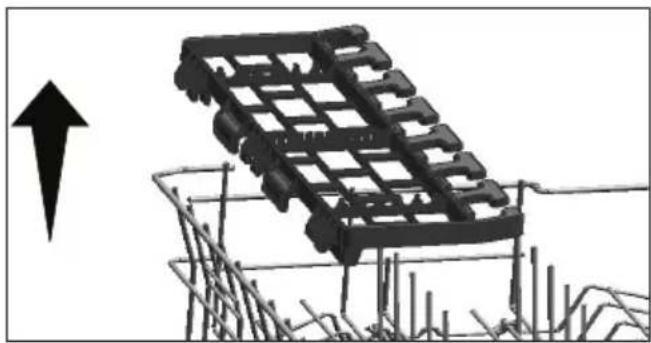 Defy DDW 377 - Upper basket multi-function service rack - 2