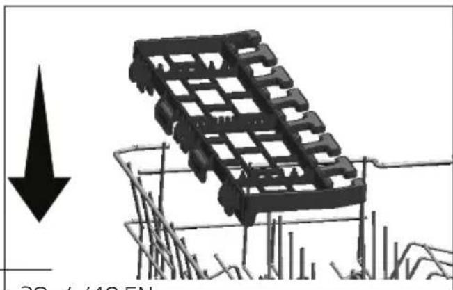 Defy DDW 377 - Upper basket multi-function service rack - 3