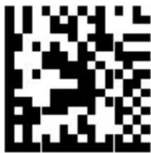 Black and white QR code image, scannable for digital content retrieval