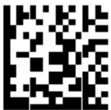 Black and white QR code image, scannable for digital content retrieval