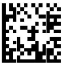 Black and white QR code image, scannable for digital content retrieval