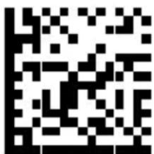 Black and white QR code image containing encoded data