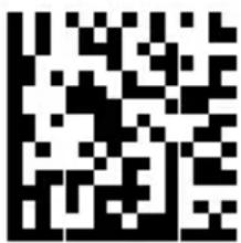 Black and white QR code image containing encoded data