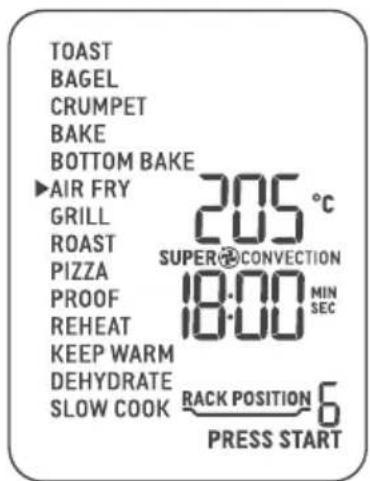 BREVILLE the Smart Oven Air Fryer XL BOV905 - 에어 프라이어 모드 - 1