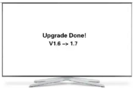 Upgrade Done! V1.6 -> 1.7