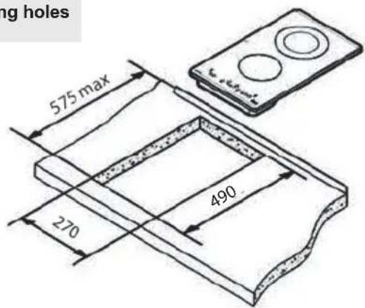 ng holes 575 max 270 490