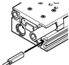 Festo DGST-12-50-PA - Mounting the proximity switches - 1