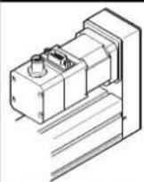 Festo EPCC-BS-60-200-5P-A - Transverse load on the drive hub - 2