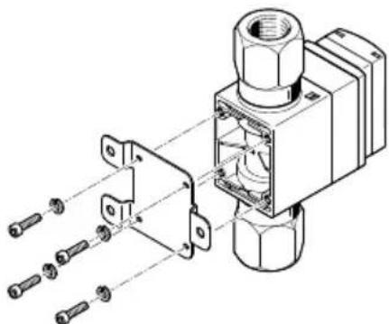 Festo SFAW-100T-TG34-E-PNLK-PNVBA-M12 - Mounting - 1