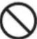 EPSON ELPCS01 - Symbols indicating an action that should not be done - 11