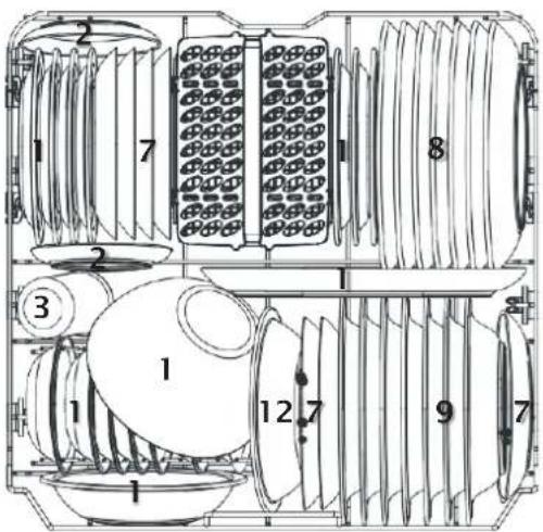 Technical diagram of a mechanical device with numbered components and labeled parts