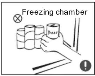Freezing chamber Beer