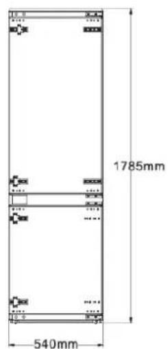 Master Kitchen MKRF 320I NF E - Installazione nel mobile - 1