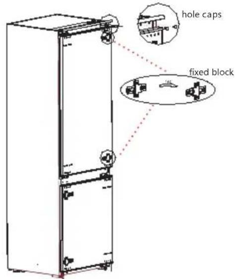 hole caps fixed block